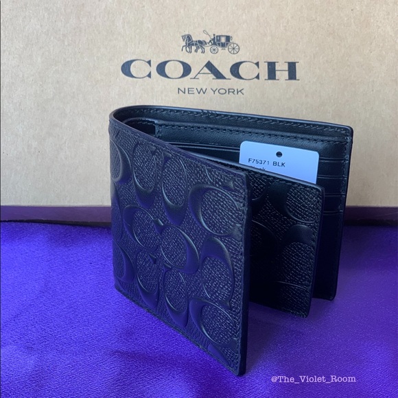 ▪️COACH▪️3-in-1 Signature Coated Canvas Wallet - Picture 2 of 7